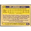 Image 2 : 1987 O-PEE-CHEE BO JACKSON ROOKIE CARD