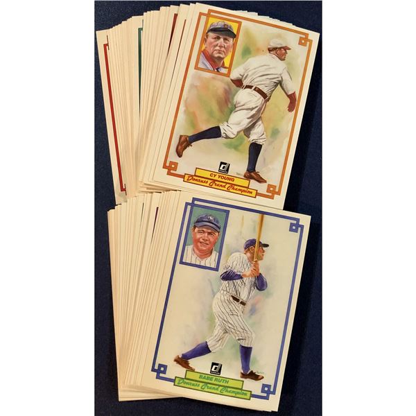 1984 DONRUSS GRAND CHAMPION BASEBALL SET JUMBO CARDS