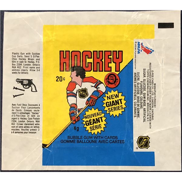 1980-81 O-PEE-CHEE HOCKEY WRAPPER