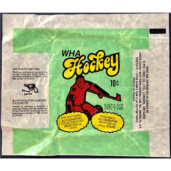 1974-75 O-PEE-CHEE WHA WRAPPER