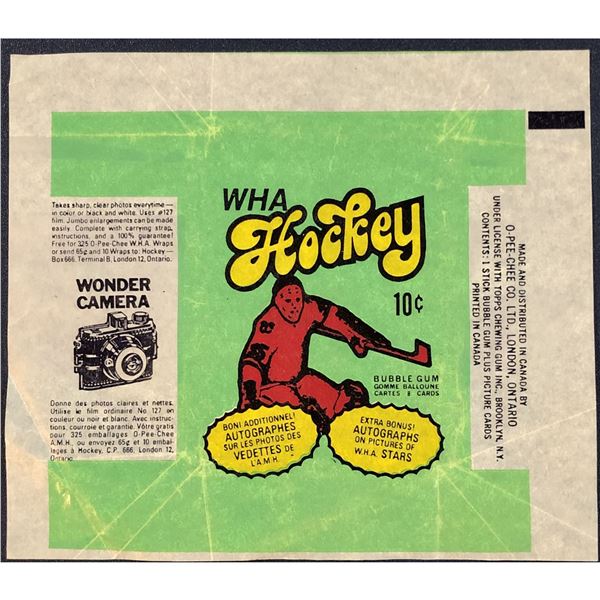 1974-75 O-PEE-CHEE HOCKEY WRAPPER