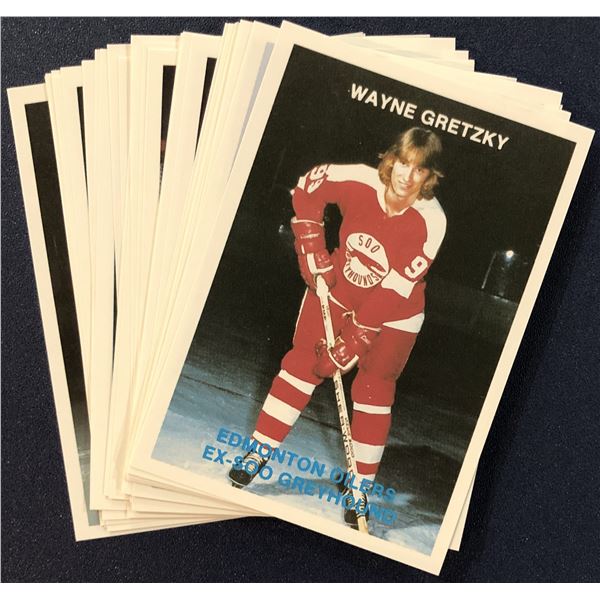 1987-88 SOO GREYHOUNDS (OHL) POLICE SET - WAYNE GRETZKY