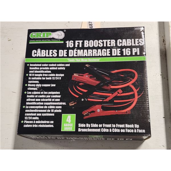 New 16' Booster Cables