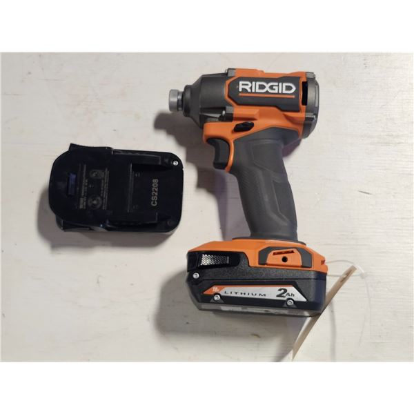 Rigid Brushless Impact Driver w/Batteries