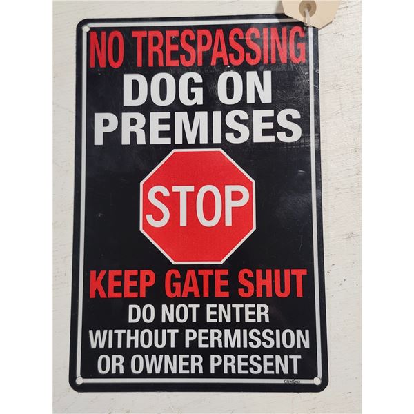 New 'No Trespassing' Sign