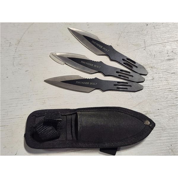 New Set of 3 Throwing Knives