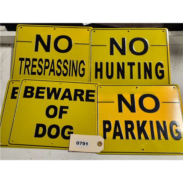 New Caution Signs X5