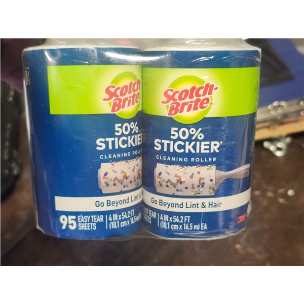 New Pack of 4 Scotch Brite Lint Rollers