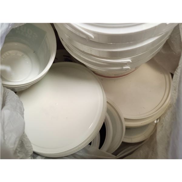 Quantity of Empty Buckets & Liter Containersw/Lids