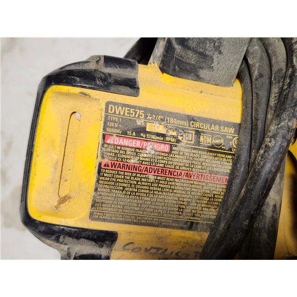 DeWalt 7-1/4" Circular Saw