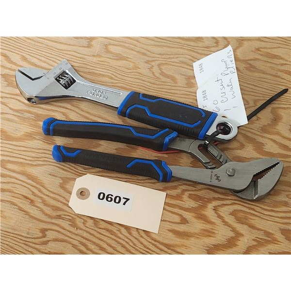 New Mastercraft Water Pump Pliers & Adjustable Wrench