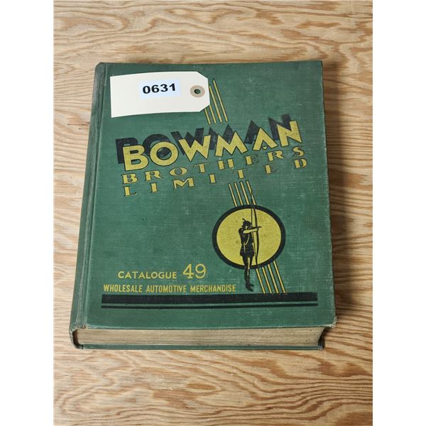 Collectible Bowman Bros. Parts Catalog 49