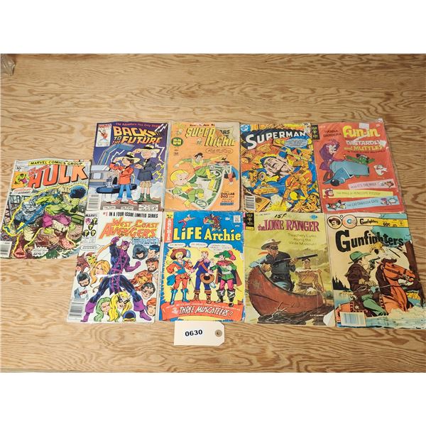 9pc Collectible Comics Booklets