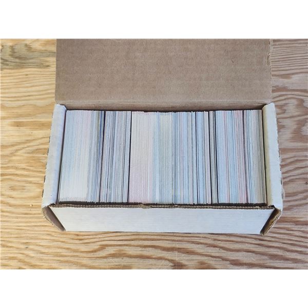 Large Box of 1990 Football Cards