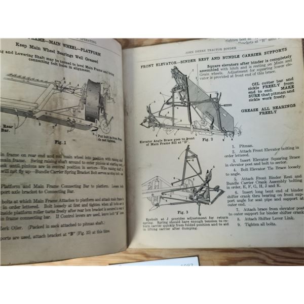 Collectible John Deere User Manuals