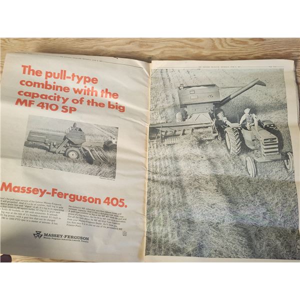 Collectible 1967 Western Producer Newspaper