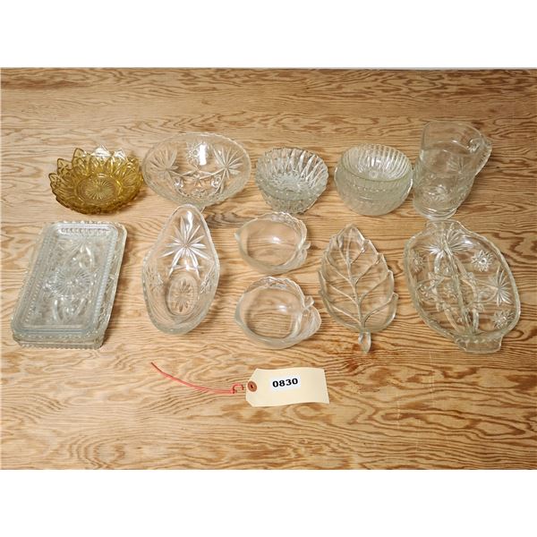 Collection of Glass Dishes