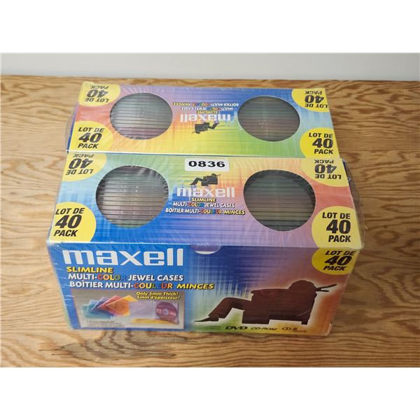 New 40 Pack CD Cases - x2