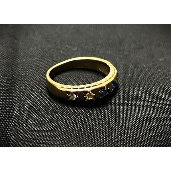 Gold Ring 5.7 kt, 3.4 g , size 6 / 6.5