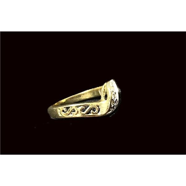 Gold Ring 5.5 kt, 1.76 g  ,size 5.5