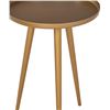 Image 4 : Amazon Rivet Mid-Century Modern Round Metal Side End Table, 15"W, Brass B07B7P51PW - New, Retail Pri