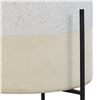 Image 3 : Rivet Mid-Century Ceramic Planter with Stand, 17" H, White - B07CBP4FG7 - New, Retail Price USD $87/