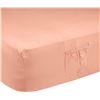 Image 4 : Amazon Basics Soft Microfiber Sheet Set with Elastic Pockets - Full Size, Bright Salmon - B086ZK6LKX