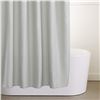 Image 2 : Amazon Basics Linen Style Bathroom Shower Curtain, Light Grey, 72 x 72 inch - B086GYJY1Z - New, Reta