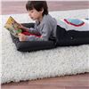 Image 2 : Amazon Basics Kids Ultra-Soft Light-Weight Indoor Slumber Sleeping Bag - Space Rocket - B08F8G7M8S -