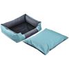 Image 3 : Amazon Basics Water-Resistant Pet Bed - Rectangular, Medium Teal, 21.7 Inch - B07P34GQX7 - New, Reta