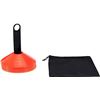 Image 1 : Amazon Basics Sports Practice Cones, 20 Cones with Holder - B07SH24G3J - New, Retail Price USD $4.60