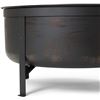 Image 3 : Amazon Basics Deep Bowl Round Fire Pit - 30-Inch, Brushed Copper - B08QSQS14J - New, Retail Price US