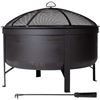 Image 5 : Amazon Basics Deep Bowl Round Fire Pit - 30-Inch, Brushed Copper - B08QSQS14J - New, Retail Price US