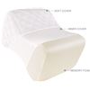 Image 5 : Amazon Basics - Memory Foam Butterfly Pillow for Side Sleepers, Knee, Pregnancy, Spine Alignment, Wh