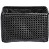 Image 5 : Amazon Basics Storage Bins - Metallic Black, 2-Pack - B07TYQ12RP- New, Retail Price USD $15/pack. To
