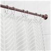 Image 1 : Amazon Basics Decorative Dots Tension Shower Curtain Rod, 36-62", Bronze - B0846LMK4Y - New, Retail 