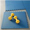 Image 2 : Amazon Basics Foam Interlocking Exercise Gym Floor Mat Tiles - Pack of 6, 24 x 24 x .5 Inches, Blue 