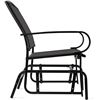 Image 5 : Amazon Basics Outdoor Patio Textilene Glider Chair - Set of 2, Black, 30.3"D x 24.21"W x 36.2"H - B0