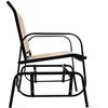Image 7 : Amazon Basics Outdoor 2-Person Patio Sling Glider Chair, 27.56"D x 47.24"W x 36.22"H, Brown  - B08XY