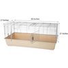 Image 4 : Amazon Basics Top Access Small Animal, Rabbit & Guinea Pig Cage, Ferret Cage Habitat with Accessorie