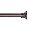 Image 1 : Amazon Basics Decorative Bell Tension Shower Curtain Rod, 36-62", Bronze - B0846LSLCD - Retail price
