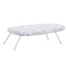 Image 1 : Amazon Basics Compact Tabletop Ironing Board with Folding Legs - Trellis Removable Cover, Chevron, 2
