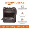 Image 5 : Amazon Basics Premium Folding Portable Soft Pet Crate - 30in, Black - B07GPKK1LY - Retail price USD 