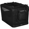 Image 3 : Amazon Basics Premium Folding Portable Soft Pet Crate - 30in, Black - B07GPKK1LY - Retail price USD