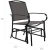 Image 3 : Amazon Basics 2-Person Patio Sling Glider - black B08XYGTZBP- Retail price USD $160/set of 2 , there