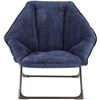 Image 2 : Amazon Basics Hexagon Folding Chair Dark blue 30.3D*32.67W*32.67H inches - B09J16LKPH - Retail USD $