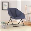 Image 4 : Amazon Basics Hexagon Folding Chair Dark blue 30.3D*32.67W*32.67H inches - B09J16LKPH - Retail USD $
