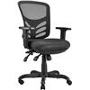 Image 1 : Amazon Commercial Ergonomic Mid-Back Mesh Desk/Computer Chair with Adjustable Seat, Armrests, and Lu