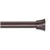 Image 1 : Amazon Basics Decorative Tiers Tension Shower Curtain Rod, 36-62", Bronze - B0846LK793 - Retail USD 