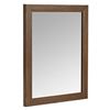Image 1 : Amazon Basics Rectangular Wall Mirror 41 x 51 CM - Standard Trim, Walnut - B07RQMRXQW - Retail USD $